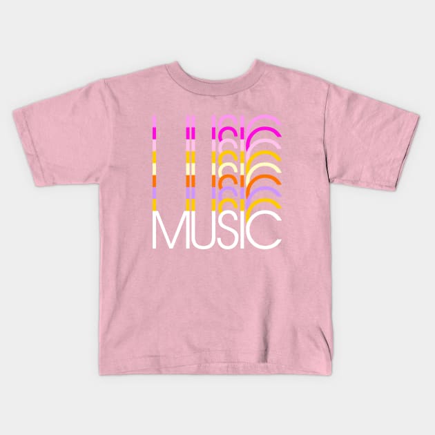 Music Kids T-Shirt by Ornaart